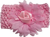 Jessidress Baby Haarband Meisjes Hoofdband Grote Haarbloemen Accessoires - Roze