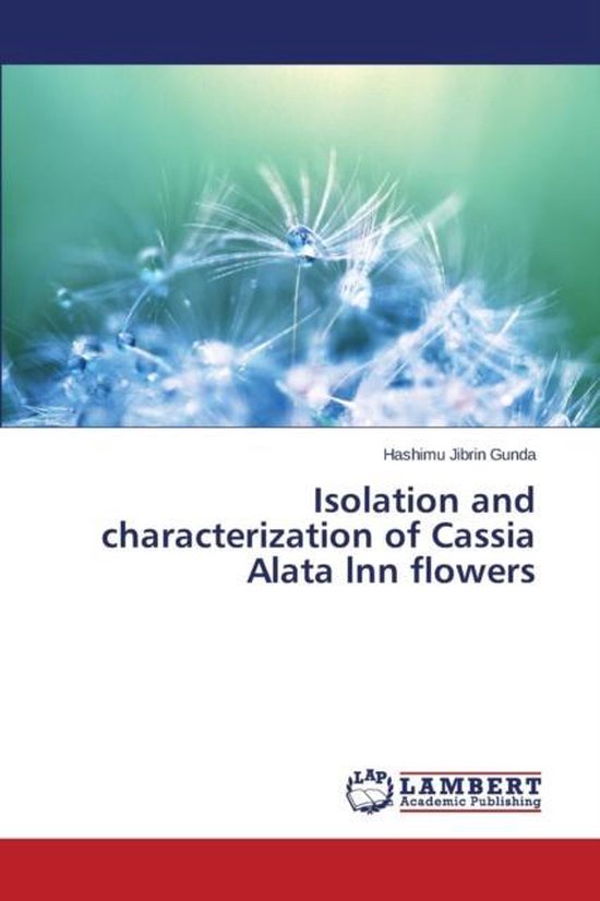 Isolation and characterization of Cassia Alata lnn flowers - cover