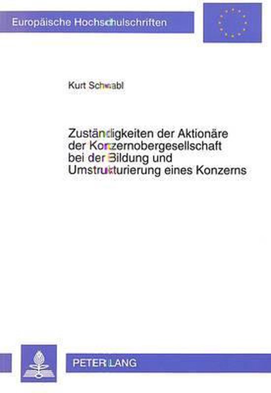 Zustaendigkeiten Der Aktionaere Der Konzernobergesellschaft  ... - cover