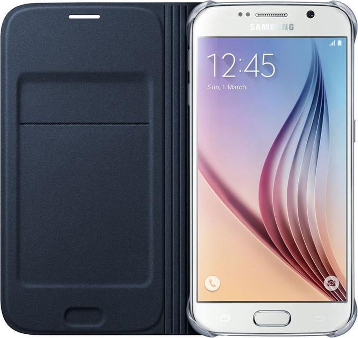 Samsung S4 Mini Hoesje Wallet Case Zwart