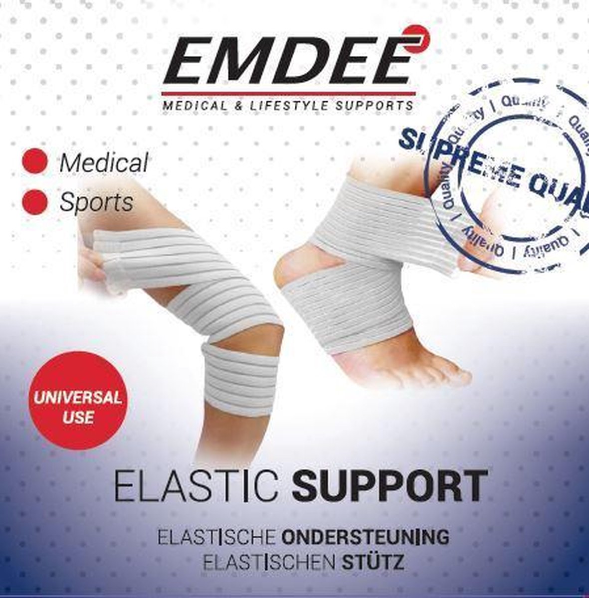 Emdee Universal Elastic Band 5 * 112cm White