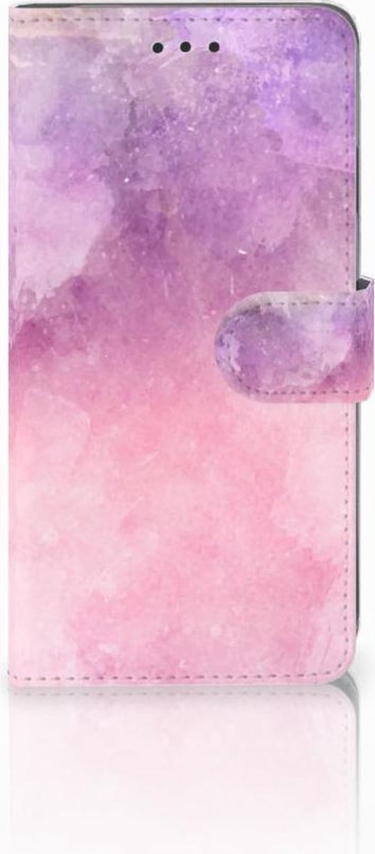 Hoesje Apple iPhone Xs Max Pink Purple Paint