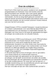 Pagina met tekst over Fred Poort, Abigail Doreen en Carla Hamoen.