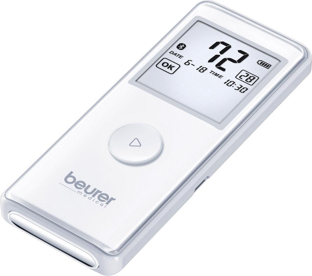 Beurer ME 90 Bluetooth® Mobiel ECG apparaat - Hartritme meter - Hartslagmeter - Eenvoudig in gebruik - 30 sec. - Beurer HealthManager Pro app / PC software via USB - Incl. batterijen - 5 Jaar garantie