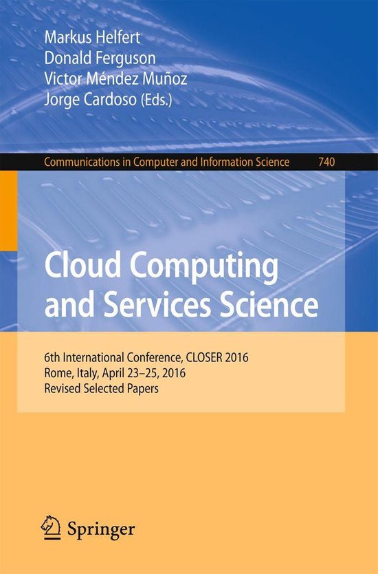Springer Nature Proceedings Computer Science - Cloud Computi ... - cover