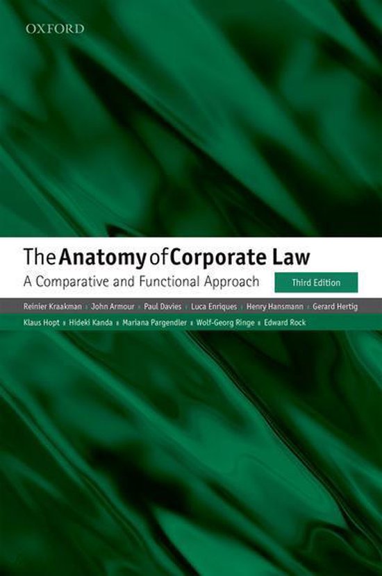 The Anatomy of Corporate Law - cover