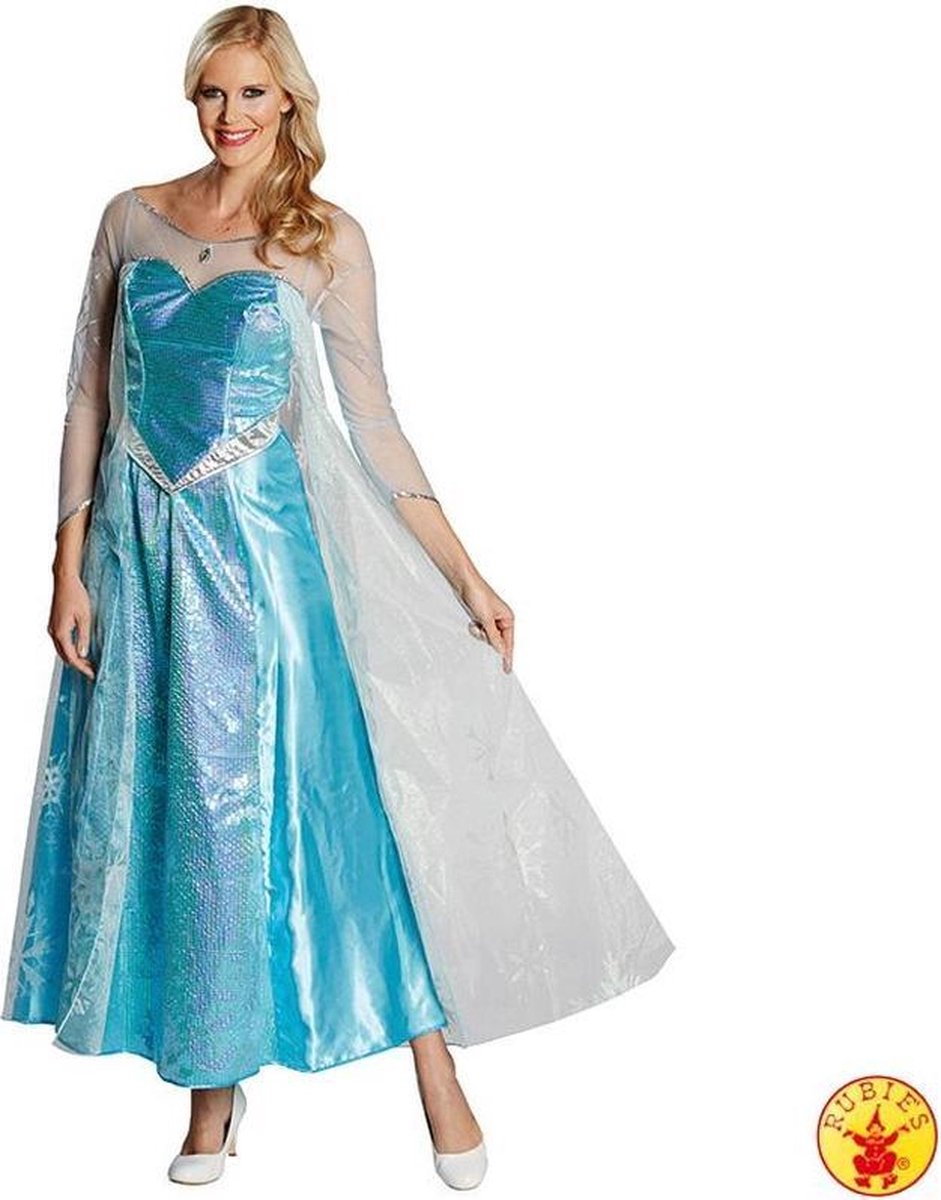 Microprocessor Bruidegom behandeling Elsa frozen jurk volwassene-Maat:L | bol.com