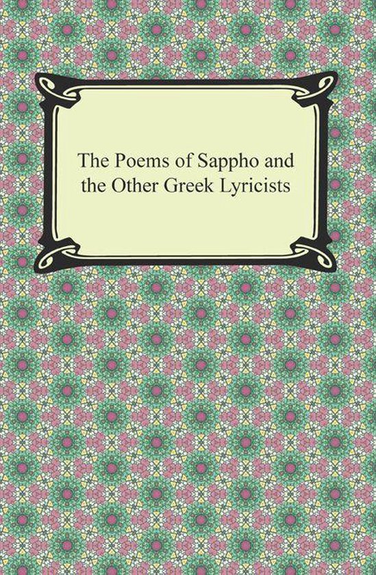 The Poems of Sappho and the Other Greek Lyricists - cover