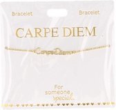 Armband Carpe Diem, gold plated