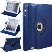 SMH Royal - Geschikt voor Apple iPad 2, 3 en 4 Case met 360° draaistand Hoes / Cover met Stand Donker Blauw