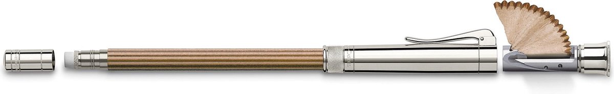 Graf von Faber-Castell Perfect Pencil Platinum bruin