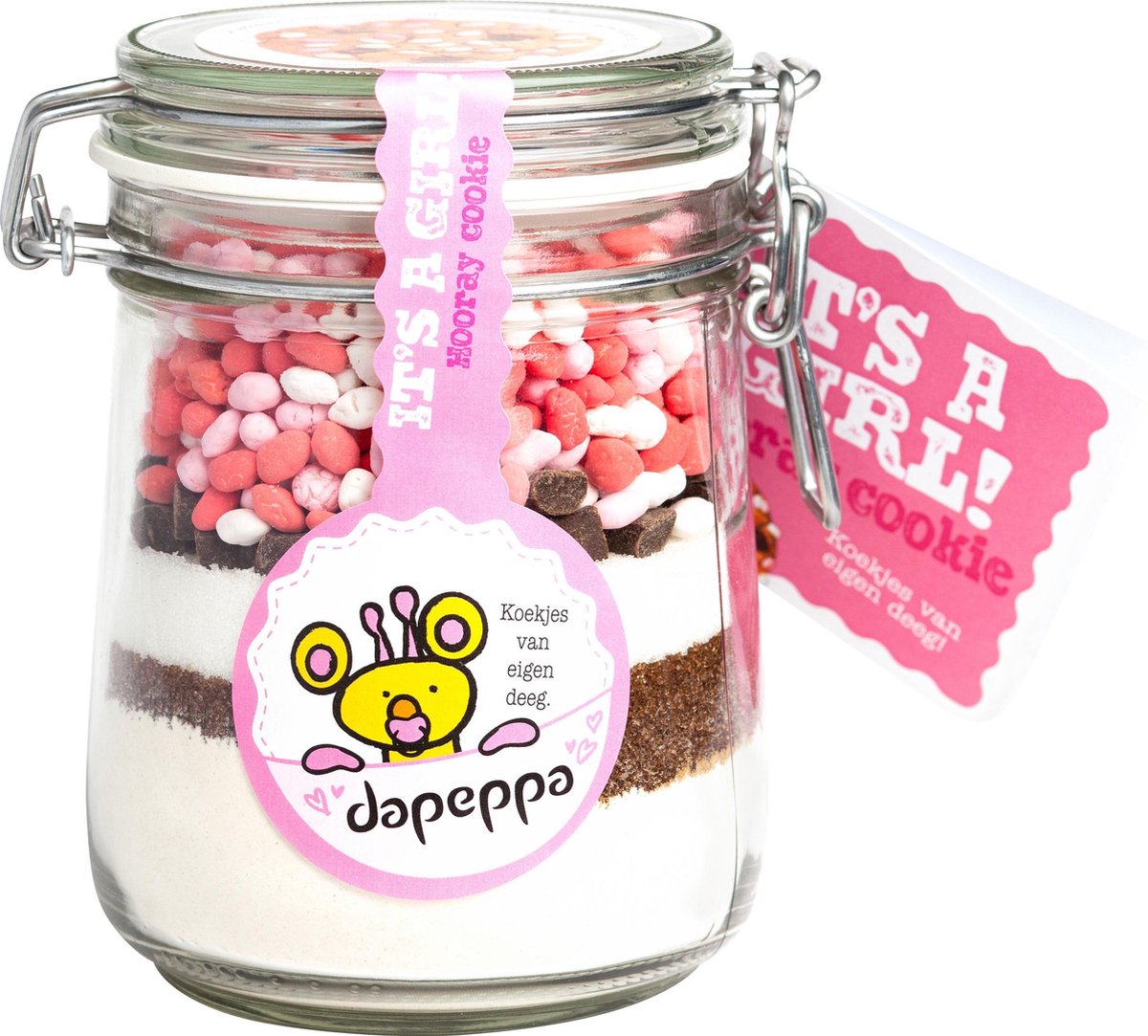 Goedkoopste dapeppa koekjespot It's a Girl bakmix