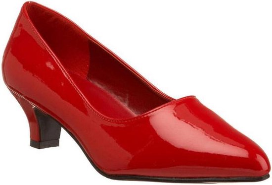 textuur Plicht Zilver Rode schoenen met hak voor mannen-Maat:US12 | bol.com