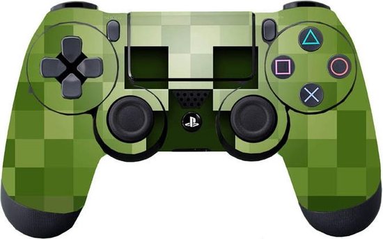 GameID PS4 Dualshock 4 Controller Skin Sticker - Minecraft Creeper | bol.com