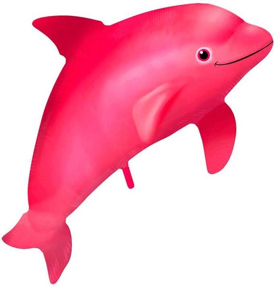 S/shape Dolphin Pink 99x70cm packed