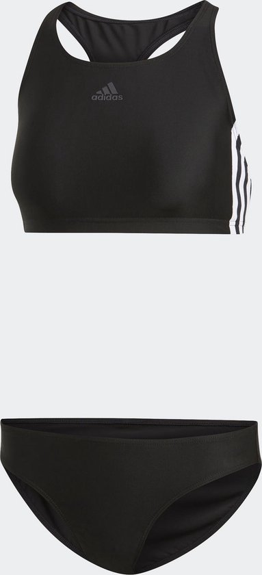 adidas Fit 2Pc 3S Dames Bikini - Black - Maat 42