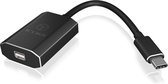 ICY BOX IB-AD550-C cable gender changer USB C Mini DisplayPort Noir