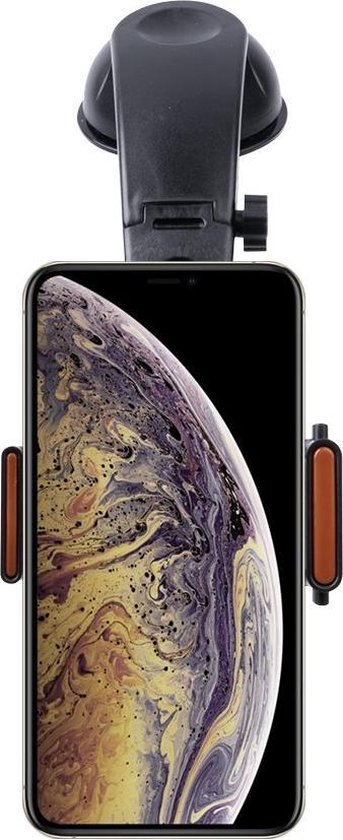 Shop4 - iPhone Xs Max Autohouder 3 in 1 Dashboard en Ventilatiehouder Zwart  | bol.com