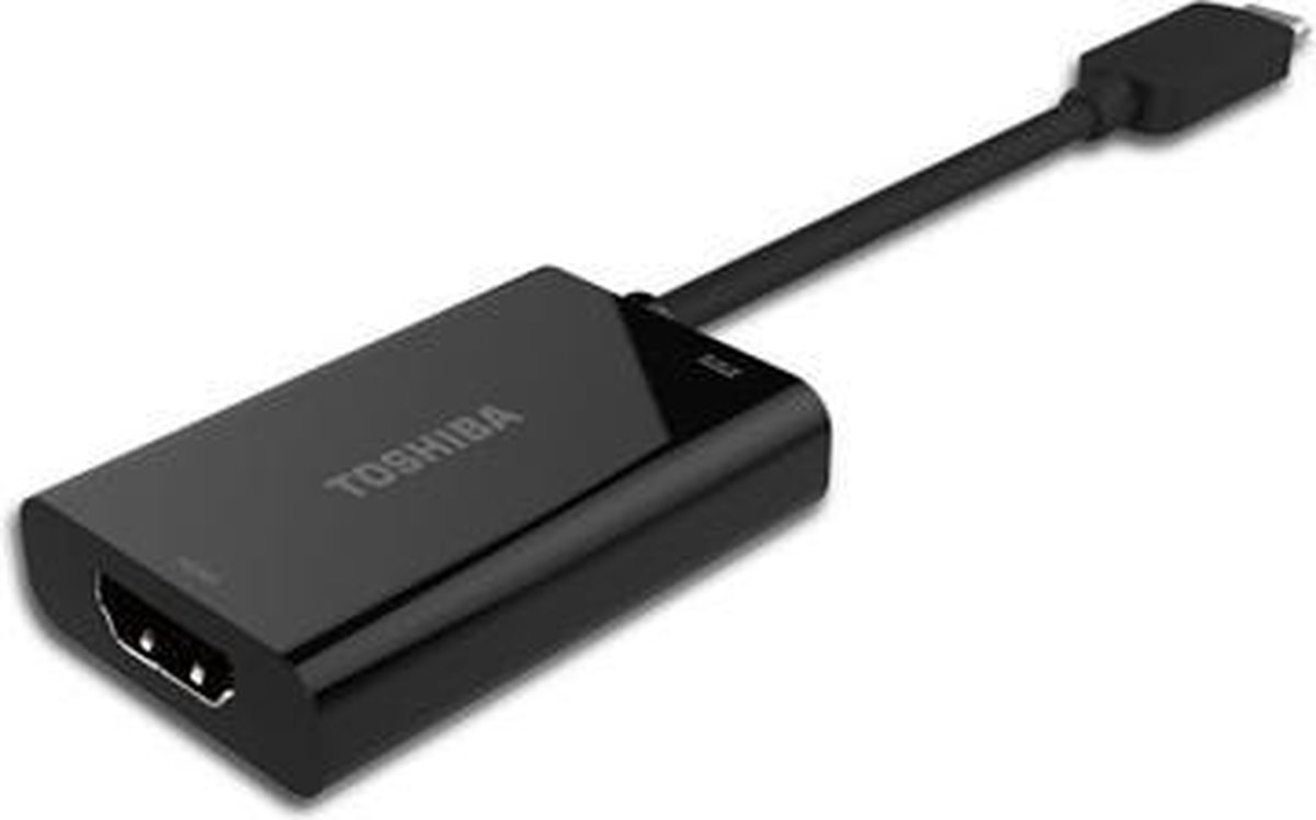 Toshiba PA5269U-1PRP tussenstuk voor kabels USB 3.1 С HDMI Zwart