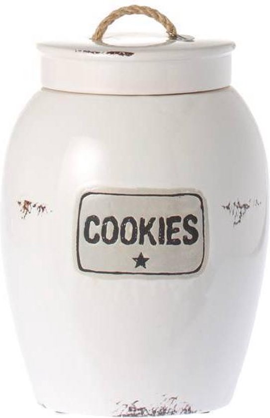 Uitpakken Tandheelkundig Articulatie Riverdale Living - Pot Cookies wit | bol.com