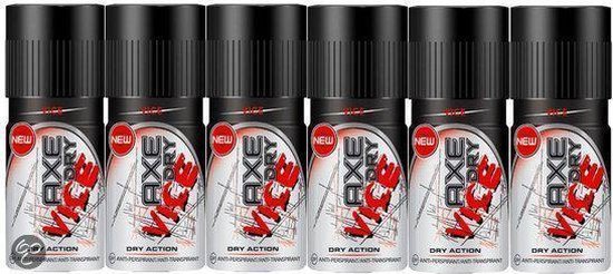 Axe Deodorant Vice Dry Deodorant 6 stuks Voordeelverpakking | bol.com