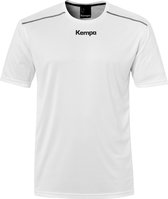 Kempa Poly  Sportshirt performance - Maat 128  - Unisex - wit