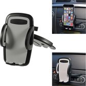 Shop4 - Samsung Galaxy S9 Plus Autohouder Verstelbare CD Houder Zwart met Draaiklem Zwart