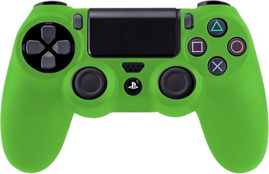 Silicone Hoes / Skin voor Playstation 4 PS4 Controller Groen