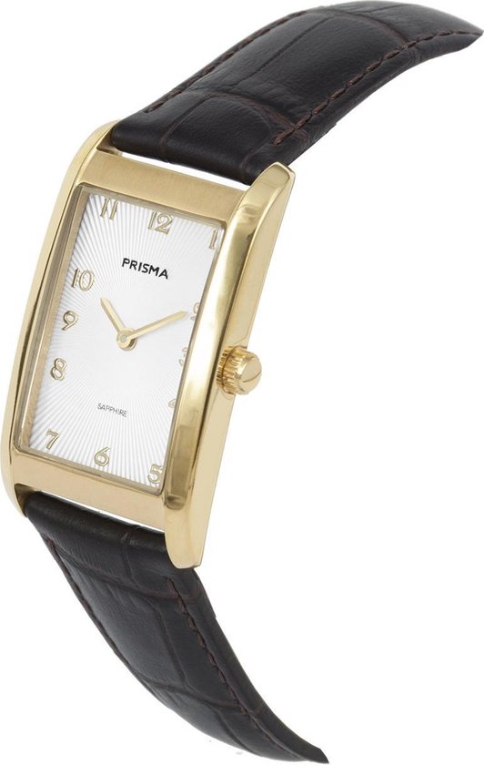 prisma-dameshorloge-p-1967-lederen-band-goud-bol