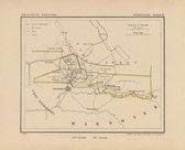 Historische kaart, plattegrond van gemeente Dalen in Drenthe uit 1865 door Kuyper van Kaartcadeau.com