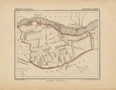 Historische kaart, plattegrond van gemeente Gameren in Gelderland uit 1867 door Kuyper van Kaartcadeau.com