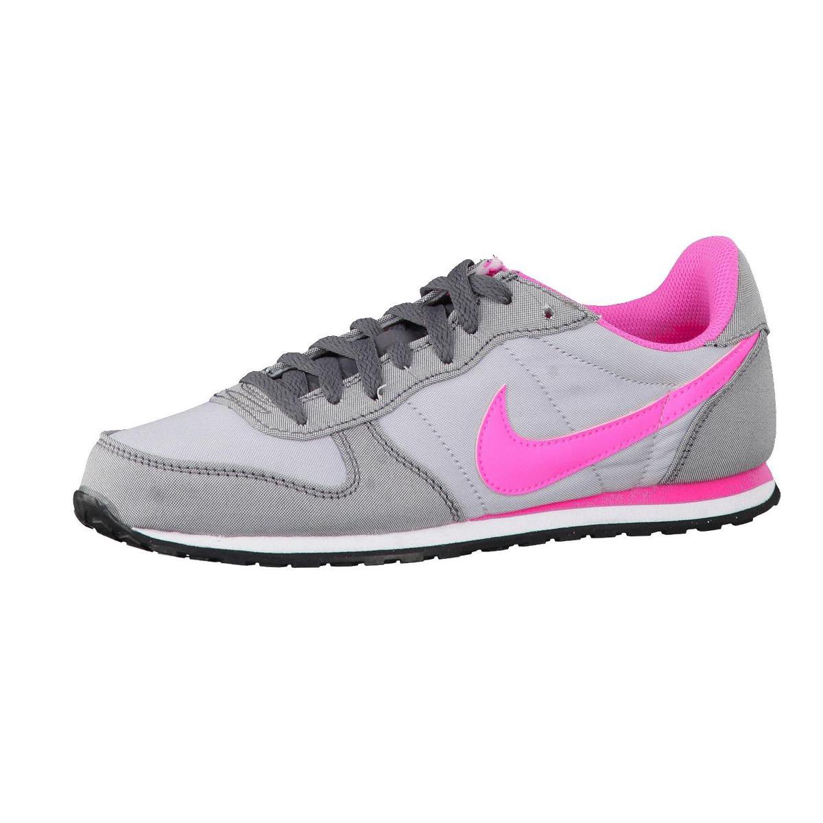 Nike Genicco Canvas Sneakers Dames Sportschoenen - Maat 38.5 - Vrouwen -  grijs/roze | bol.com