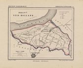 Historische kaart, plattegrond van gemeente Dinteloord in Noord Brabant uit 1867 door Kuyper van Kaartcadeau.com