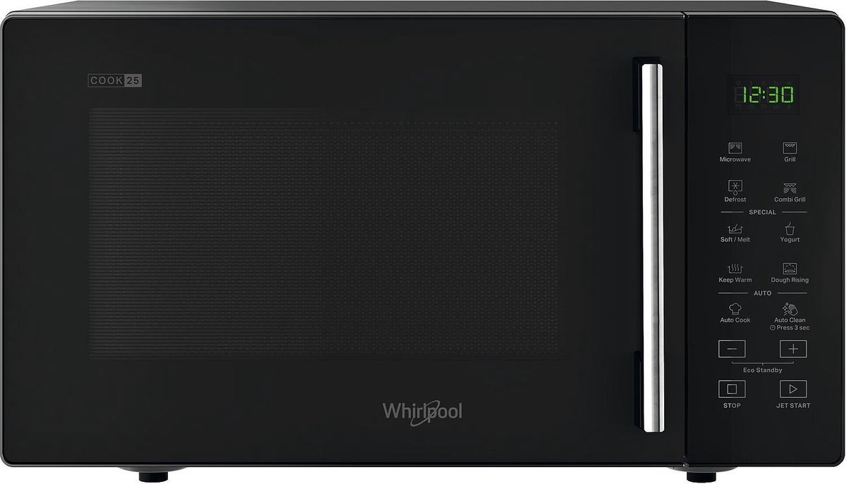 Whirlpool MWP 253 B Aanrecht Combinatiemagnetron 25 l 900 W Zwart
