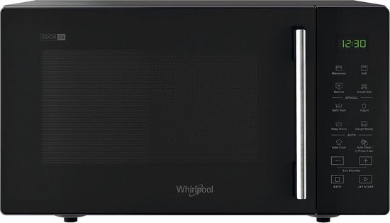 Foto: Whirlpool mwp 253 b aanrecht combinatiemagnetron 25 l 900 w zwart