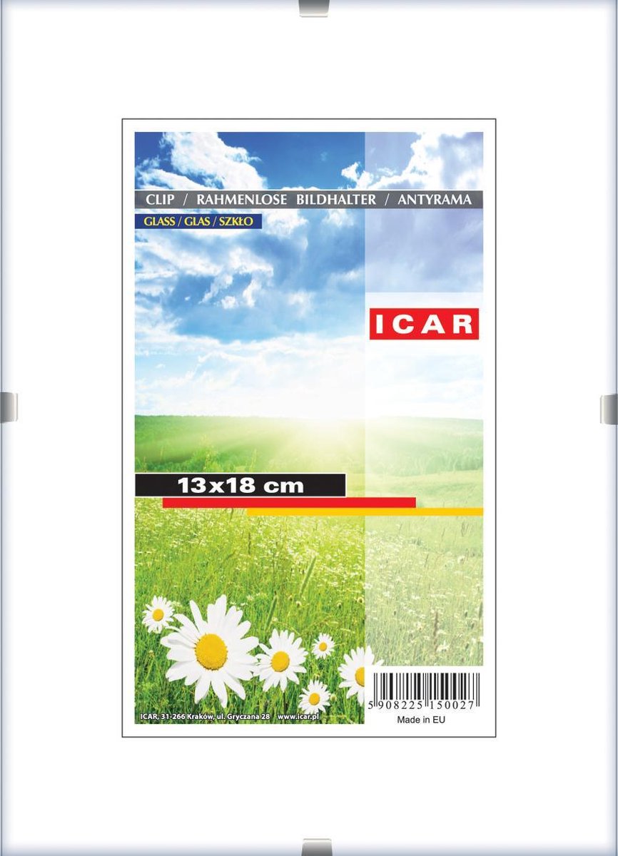 Icar Randloze Fotolijst Ant s 30x40 cm Tranasparant