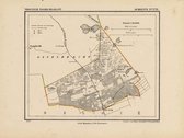 Historische kaart, plattegrond van gemeente Putte in Noord Brabant uit 1867 door Kuyper van Kaartcadeau.com
