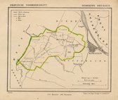 Historische kaart, plattegrond van gemeente Deursen in Noord Brabant uit 1867 door Kuyper van Kaartcadeau.com