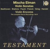 Mischa Elman Plays Violin Sonatas and Violin Encores