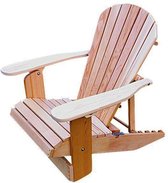In 4 posities Verstelbare Adirondack Chair - Luxe Red Cedar houten tuinstoel