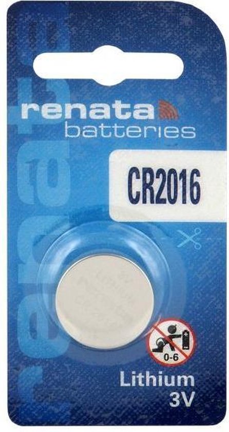 10 pièces Renata CR2016 Professional Electronics 3V 90mAh pile bouton au lithium