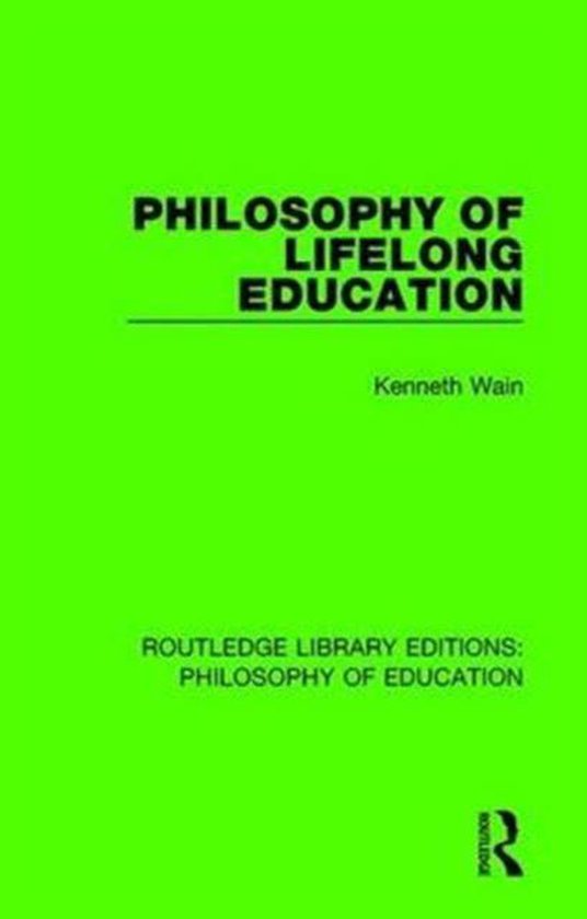 Philosophy of Lifelong Education - cover