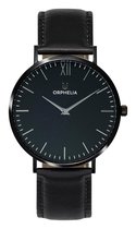 Orphelia Blackline OR61800 Horloge - Leer - Grijs - Ø 41 mm
