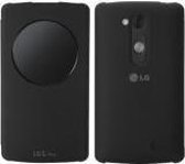 LG Quick Circle Case CCF-550 - Cover voor LG L Fino - Zwart