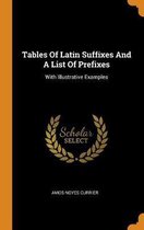 Tables of Latin Suffixes and a List of Prefixes