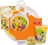Minions magnetron ontbijtset 3 delig