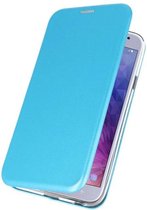 Blauw Premium Folio Booktype Hoesje voor Samsung Galaxy J4 2018