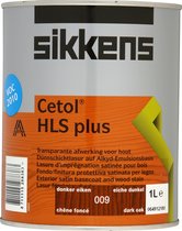 Sikkens HLS plus - Beits - Transparante matte houtbescherming - Donkere eik - 009 - 1 L