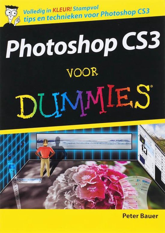 Cover van het boek 'Photoshop CS3 voor Dummies' van Peter Bauer