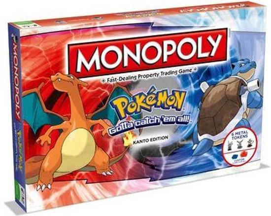 Boek: Monopoly Pokémon Kanto Edition - Bordspel, geschreven door Monopoly
